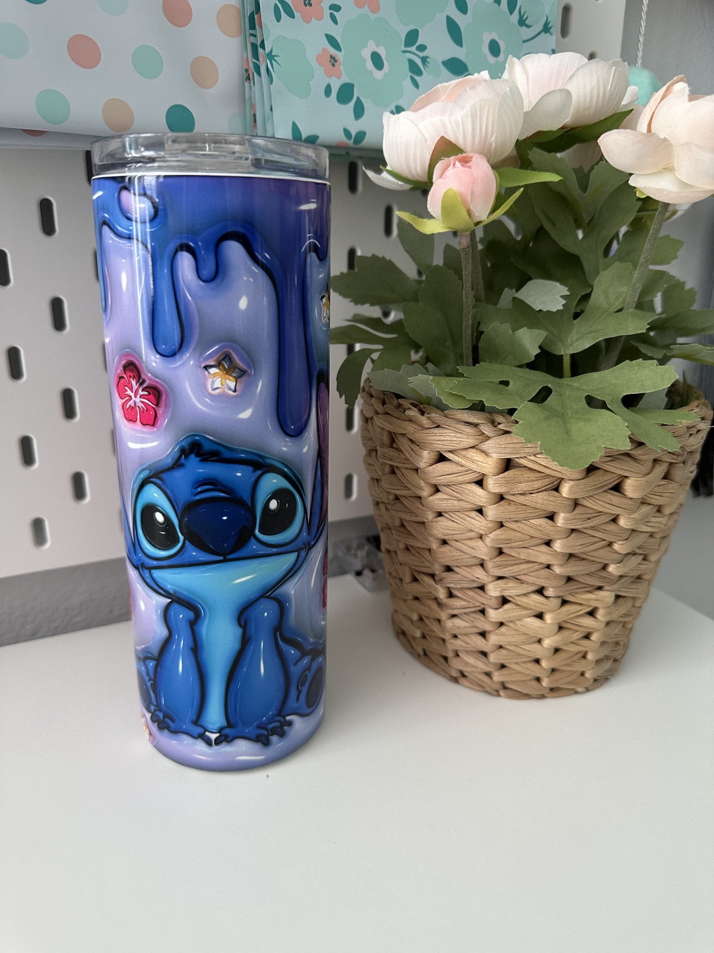 Floral Stich Tumbler